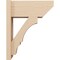 Ekena Millwork 7 1/2-in W x 16-in D x 20-in H Balboa Slat Rough Cedar Woodgrain TimberThane Outlooker, Primed Tan OUTUR075X16X20BOA24RCPR - alternate 5